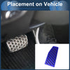 Toyota RAV4 Blue Footrest Pedal Pads Foot Rest Dead Pedal Pad Cover