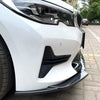 BMW 3 Series G20 G21 320i (2019-2022) Carbon Black Front Bumper Lip Spoiler
