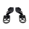 Harley Touring Electra Glide Black Rear Passenger Pedals Mount Kit (1993-2024)