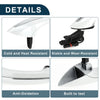 BMW F07 F10 White Silver Tone Rear Left Exterior Door Handle