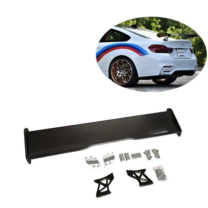 BMW M3 M4 F80 F82 2014-2019 Real Carbon Fiber Rear Trunk Spoiler Wings