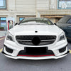 Benz GLA C117 6 x Gloss Black Front Bumper Side Air Vent Trims (2013-2015)