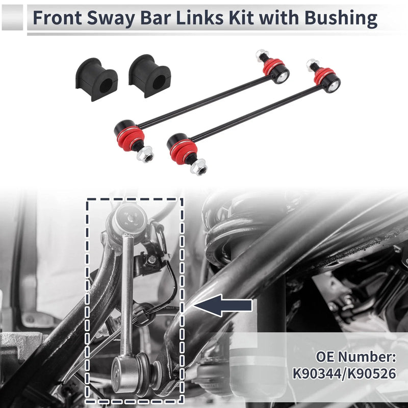 Toyota Solara Front Stabilizer Bar Links & Bushings (2004-2008)
