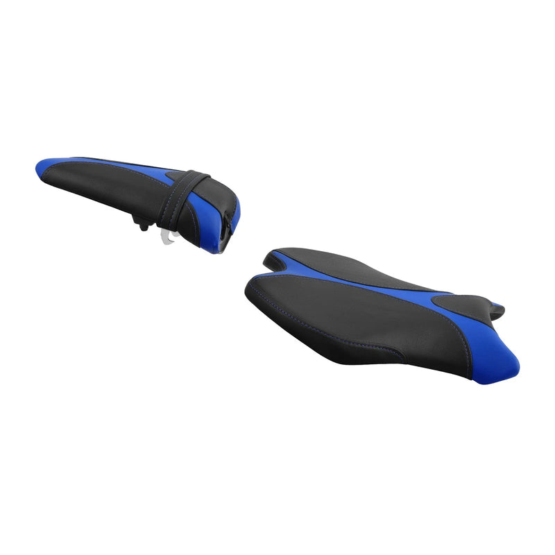 Yamaha YZF R6 (2017-2022) Black Blue Rider & Passenger Seats