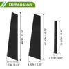 BMW 3-Series 6 x Door Pillar Window Trim (2006 - 2011)