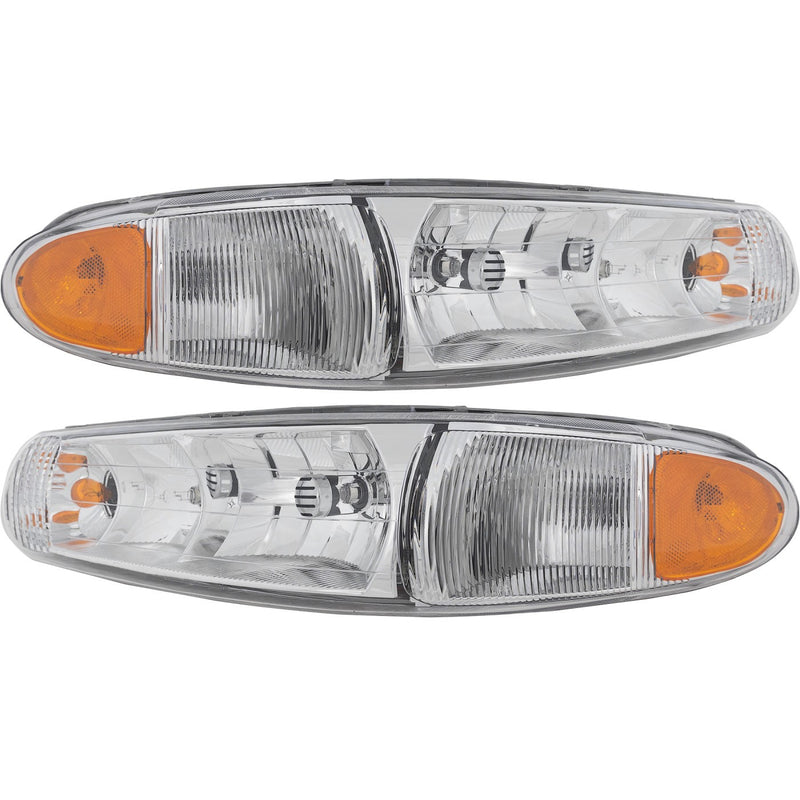 Left & Right Headlight For Buick Century 1997-2005