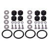 Car 8x Black JDM Aluminum Quick Release Bumper Fender Fasteners