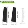 Chevy Suburban Black 6 Pcs Pillar Window Trim (2021-2023)