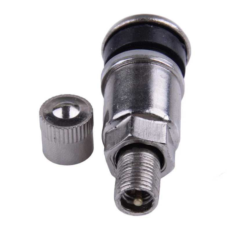 Car & Truck 4 x Tubeless Wheel Tyre Valve Stems with Dust Caps
