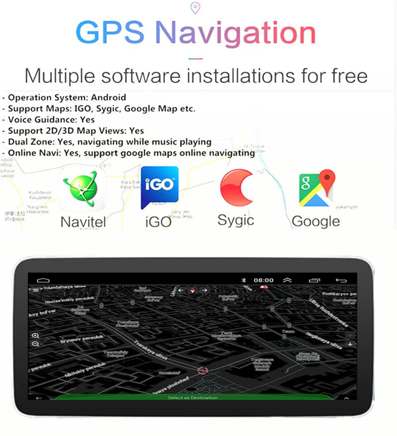 Benz W164 X164 12.3" Android 13 Stereo Radio GPS (2006-2012)