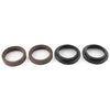 Car 4 x Brown 41X54MM Motor Front Fork Damper Shock Absorber Oil Seal