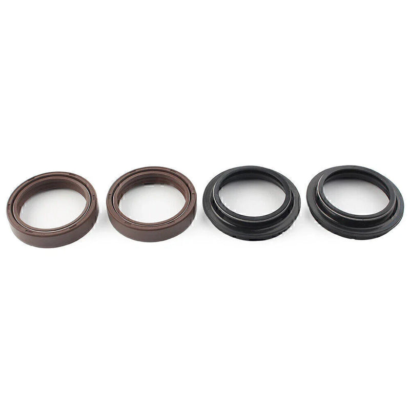 Car 4 x Brown 41X54MM Motor Front Fork Damper Shock Absorber Oil Seal