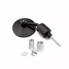 Cafe Race Motorcycle Black Round Aluminum Handle Bar End Mirrors