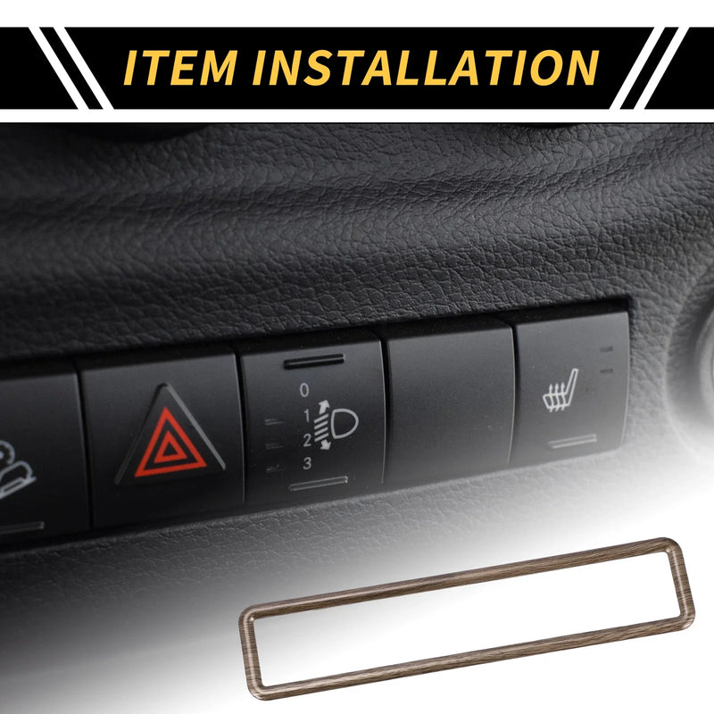 Jeep Wrangler JK (2011-2017) Brown Emergency Light Switch Panel Trim