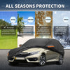 Honda Civic Waterproof Car Cover (210D-PU, Black)