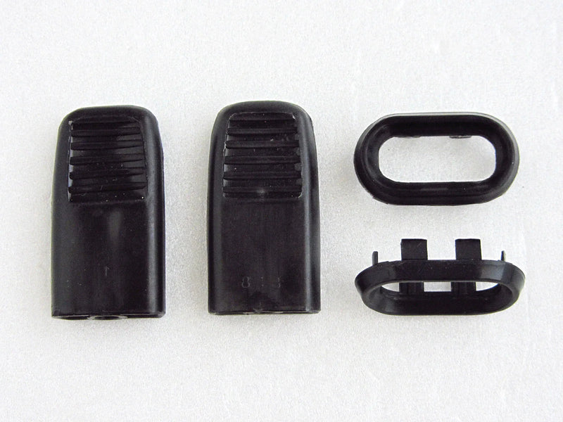 Isuzu KB KBZ Holden Rodeo 2 x Black Door Lock Knobs & Surrounds