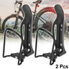 2 x Adjustable Bicycle Motorcycle Drink Holder Cup Bottle Cages Rack Black