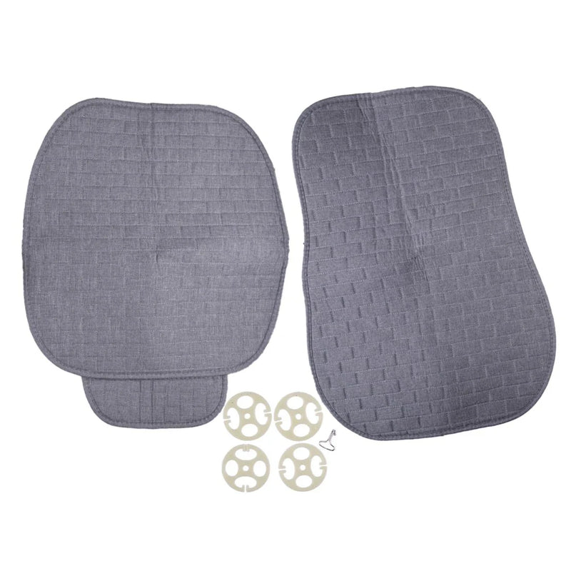 Universal Fit - Protective Grey Seat Mat Covers Front Car Seat Covers