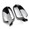Audi A4 / S4 Black RearviewSide Mirror Cap Covers (2010-2016)