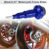 1 x 10mm Aluminum Alloy Motorcycle Slider Frame Bolt Blue