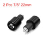 Motorcycle Scooter Bar End Caps 2 x 7/8"