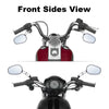 Harley Touring Road King Street Glide Ultra 8mm Rear Black View Mirrors