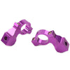 Motorcycle - Purple 10mm Thread 7/8" Rearview Mirror Mount Clamp