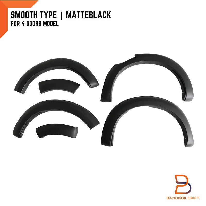 Mazda BT-50 6" Matte Black Fender Flares (2021-2023)