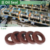 Oil Seal 26x42x10mm FKM Rubber Seal Ring Rotary Shaft 5 Pcs