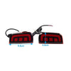 Honda Civic (2016-2021) Red Rear Bumper Reflector Tail Lights