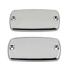 Honda Goldwing 1800 Chrome 2 x Front Brake Fluid Reservoir Caps (2001-2012)