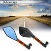 Motorcycle M8/M10 Rear View Mirrors Aluminum Alloy
