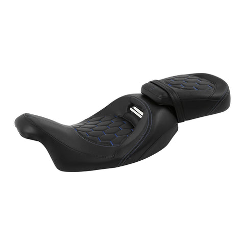 Harley Touring CVO Street Glide Gel Driver Passenger Seat (2009-2023)