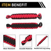 Jeep Wrangler TJ JK JKU (2007-2018) Black Red 2 x Door Limiting Straps