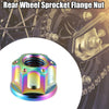 Motorcycle 6 x Flange Bolt Nut M10 x 1.25