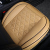 Car SUV - Cushion Pad Protector Beige PU Leather Single Seat Cover