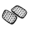 BMW E39 5-Series Honeycombe Front Bumper Mesh Grille Black (1999-2003)