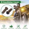 Motorcycle Dark Brown 7/8" 22mm Hand Grips Cover