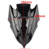 Kawasaki Z250 Z300 (2013-2017) Black Windshield