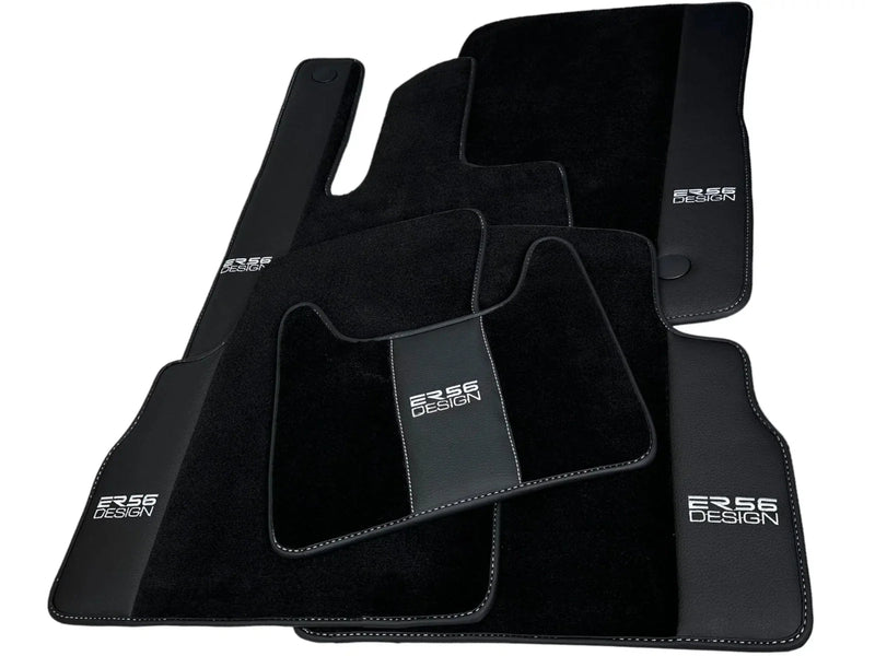Mercedes Benz G-Class W463 (2018-2023) - Leather Black Floor Mats