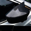 Mazda 3 Axela 2 x Carbon Fiber Side Wing Mirror Horn Cover Caps (2014-2018)