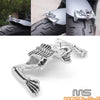 Harley Chopper Headlight Visor Skull Skeleton Ornament (All Years)