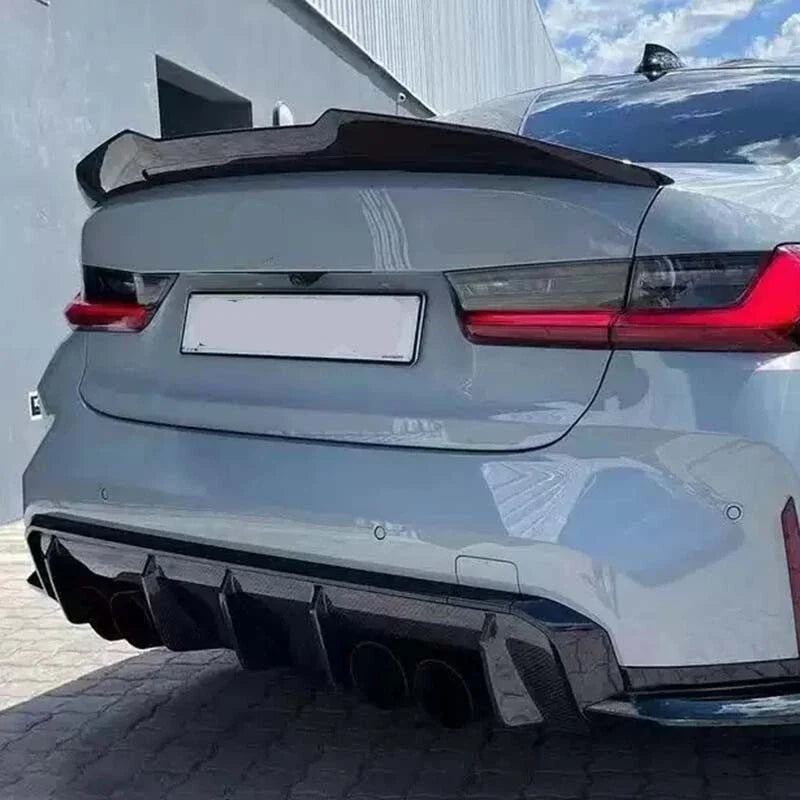BMW M4 G82 G83 2021-2024 REAL Carbon Fiber Rear Wing Trunk Spoiler PSM-Style