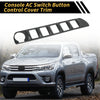 Toyota Tacoma Carbon Fiber AC Switch Button Control Cover Trim (2016–2023)