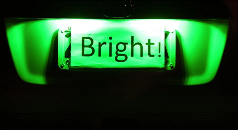Ford EA EB EF EL AU BA BF FG Sedan Ute Wagon Green LED Number Plate