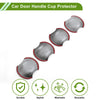Honda Civic 8th Carbon Fiber Black 4 x Pcs Car Door Handle Cup Protectors