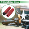 Motorcycle Handlebar TPU Dark Red 25mm Hand Grips Cover