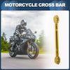 Motorcycle Cross Bar Handlebars 31cm/12.20in Gold Tone Handlebar