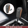 Ford Fiesta (2009-2012) Black Brown Faux Leather Gear Shift Knob Cover
