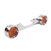 Harley Heritage Softail FLSTC 8.25" Rear Turn Signal Light Bar Lens (86-17)
